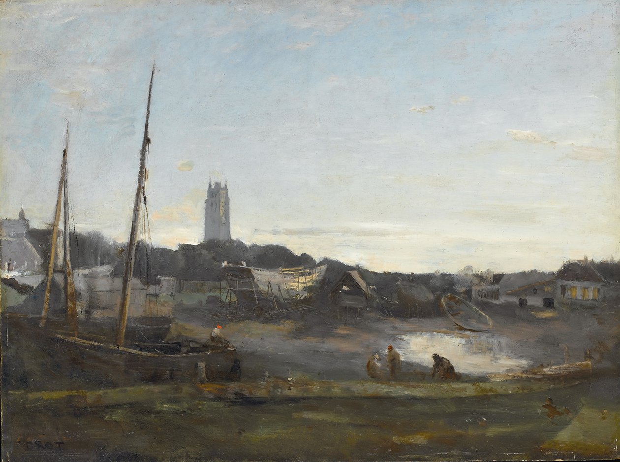 Dunquerque, c.1857 de Jean Baptiste Camille Corot