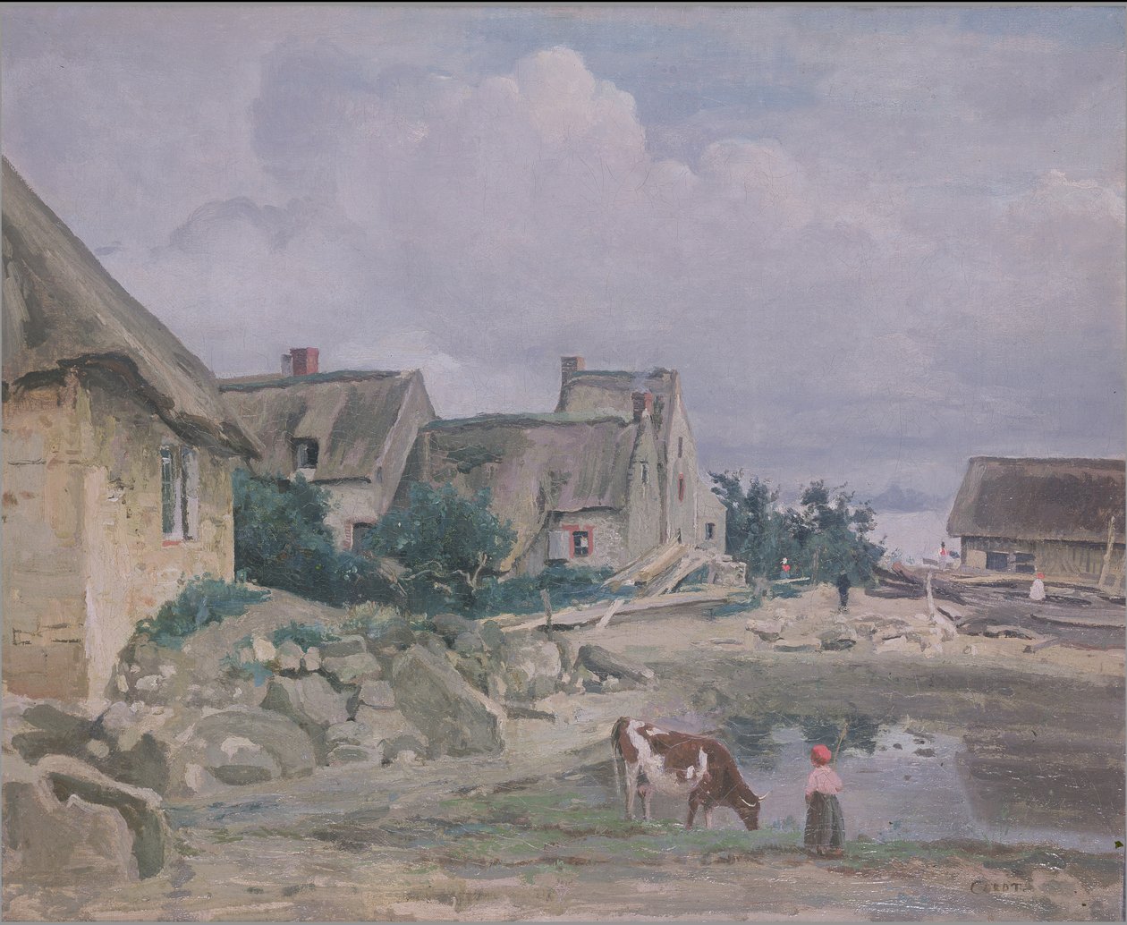 Ao redor Fontainebleau de Jean Baptiste Camille Corot