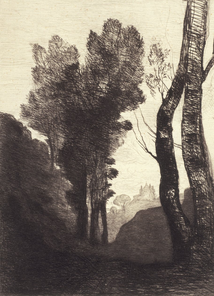 Arredores de Roma, 1866 de Jean Baptiste Camille Corot
