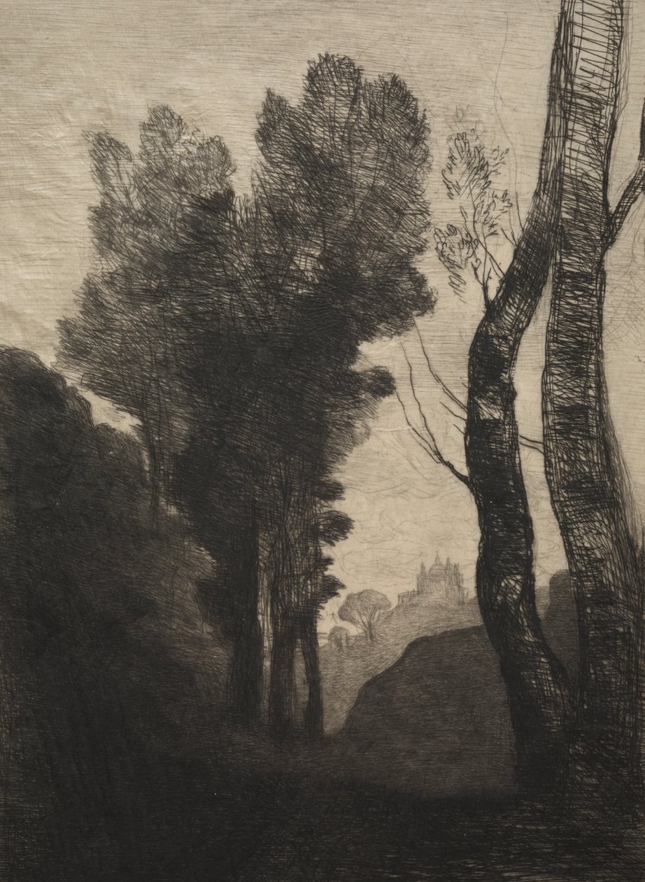 Arredores de Roma de Jean Baptiste Camille Corot