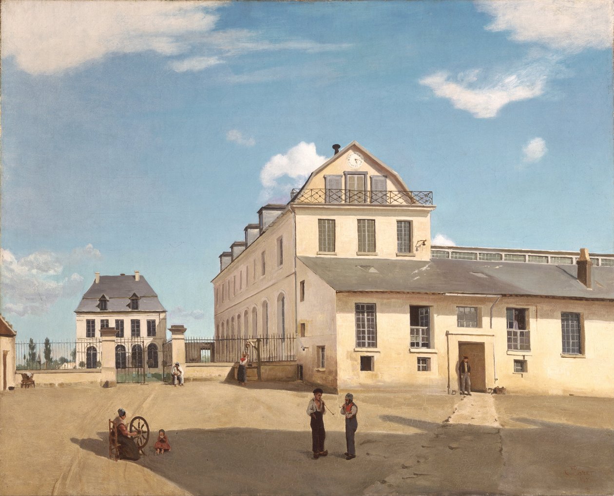Casa e Fábrica de Monsieur Henry de Jean Baptiste Camille Corot