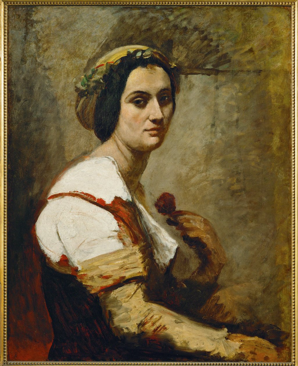 A Sibila (pintura sobre tela) de Jean Baptiste Camille Corot