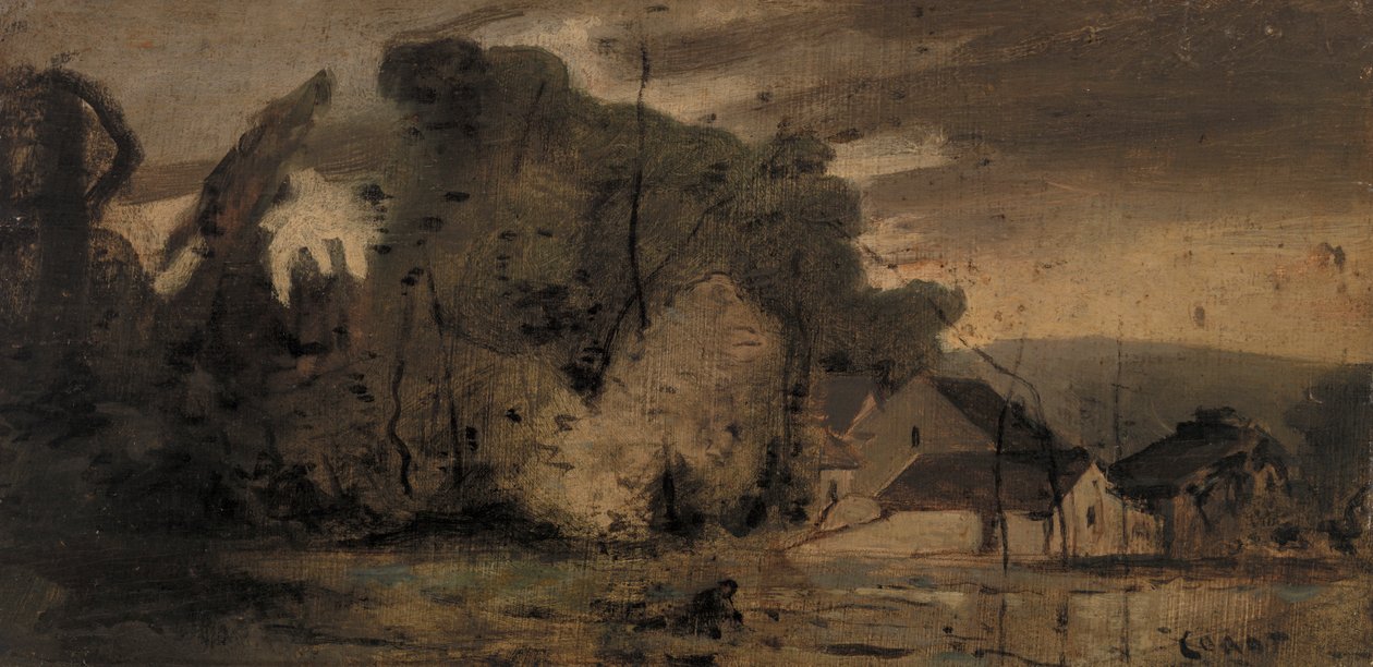 Paisagem, 1796 de Jean Baptiste Camille Corot
