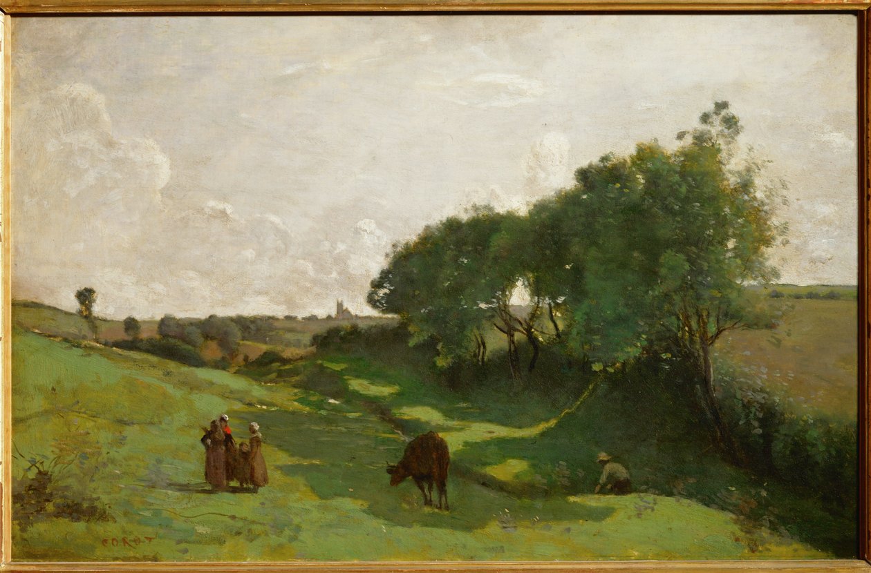 Le vallon - o vale ... de Jean Baptiste Camille Corot