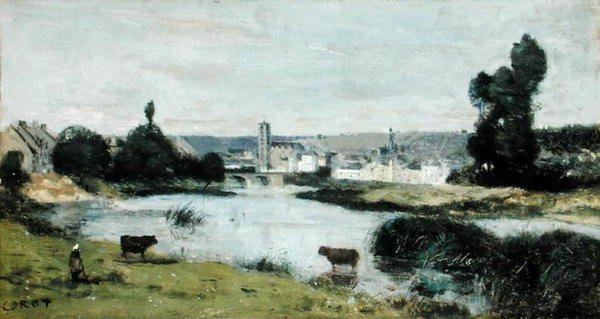 Les Chateaux (óleo sobre tela) de Jean Baptiste Camille Corot