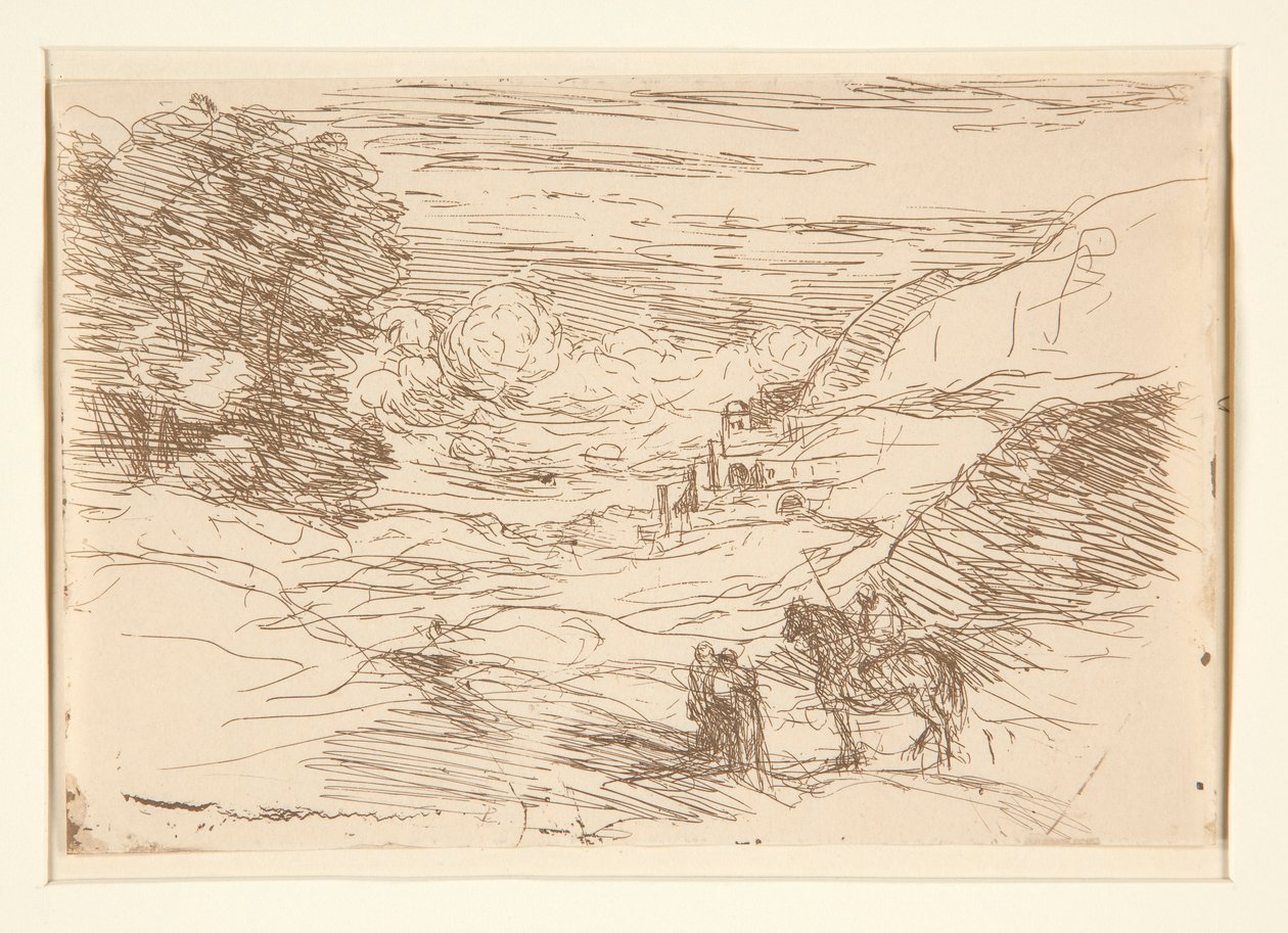 Les Paladins (Os Cavaleiros errantes) de Jean Baptiste Camille Corot