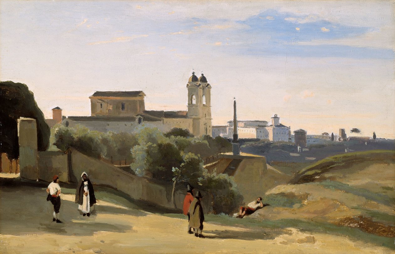 Monte Pincio, Roma de Jean Baptiste Camille Corot