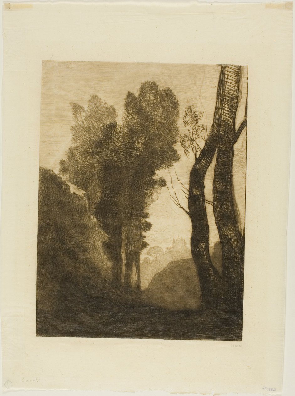 Arredores de Roma de Jean Baptiste Camille Corot
