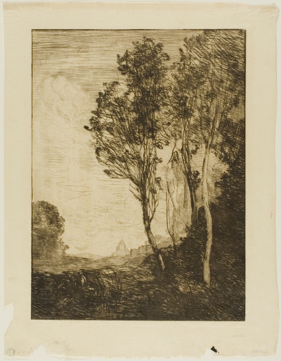 Lembrança da Itália de Jean Baptiste Camille Corot