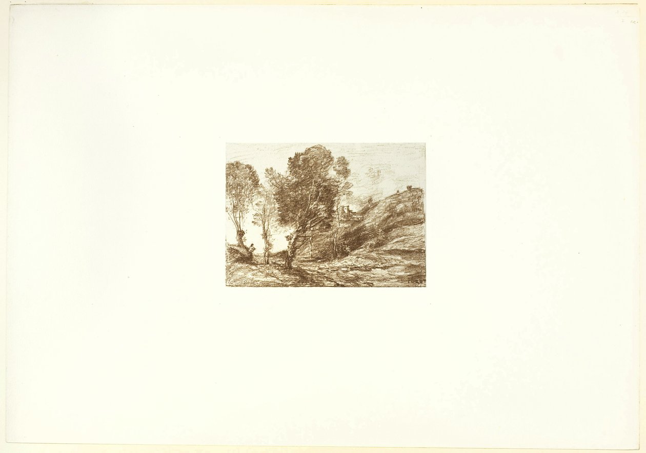 Recordação de Itália de Jean Baptiste Camille Corot