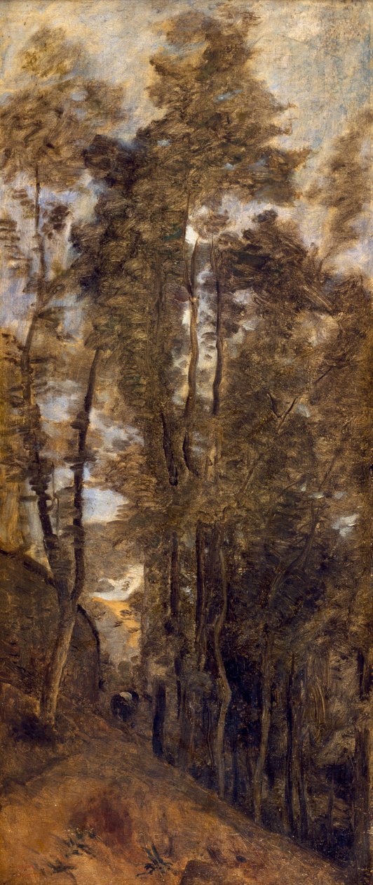 Lembrete das fortificações de Arras, por Jean-Baptiste-Camille Corot (1796-1875). de Jean Baptiste Camille Corot