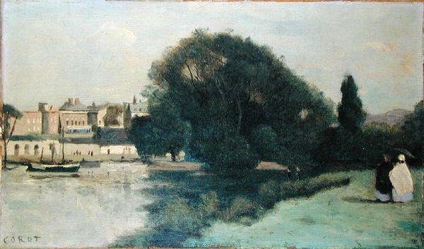 Richmond, perto de Londres de Jean Baptiste Camille Corot