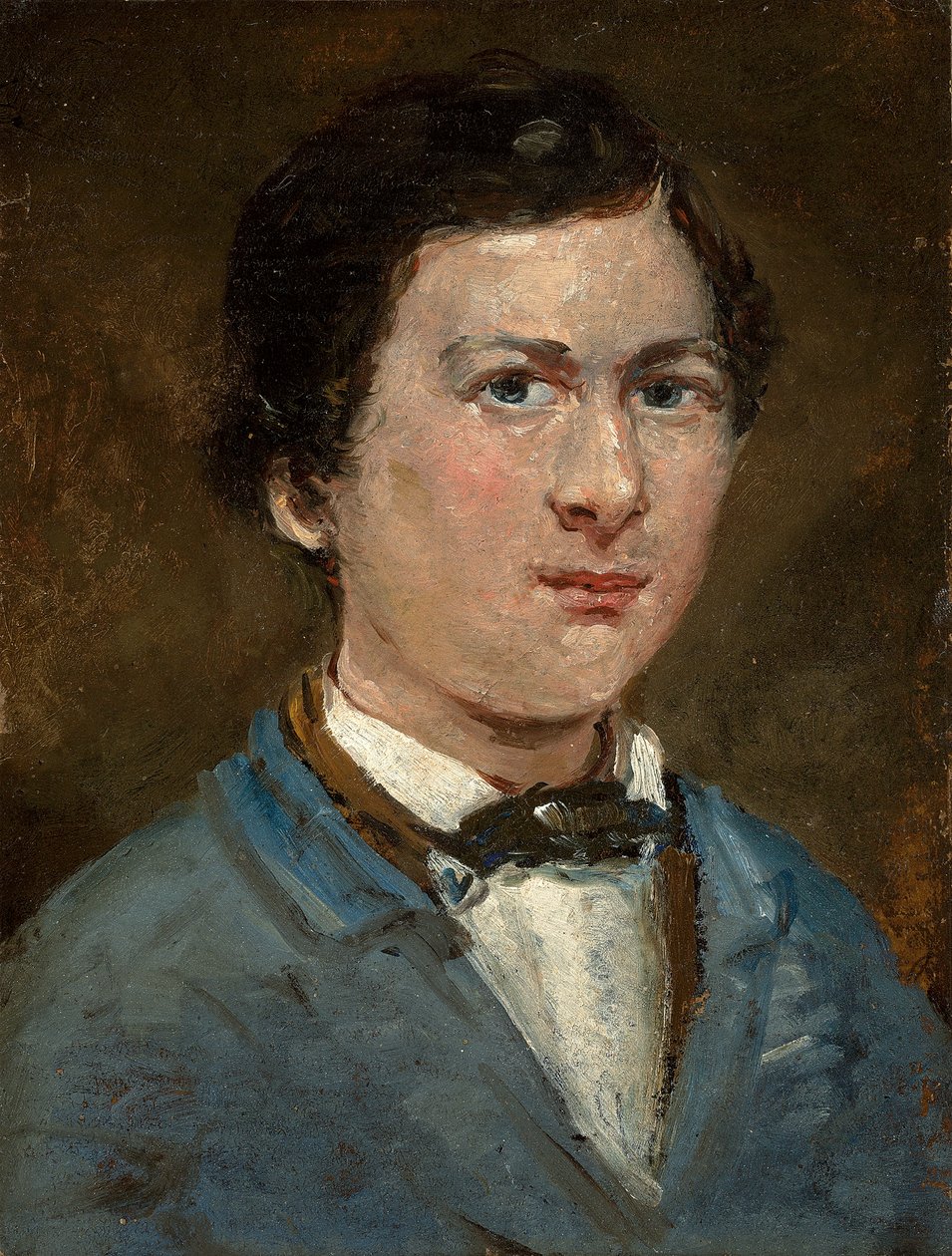 Auto-retrato, c.1818-1821 de Jean Baptiste Camille Corot