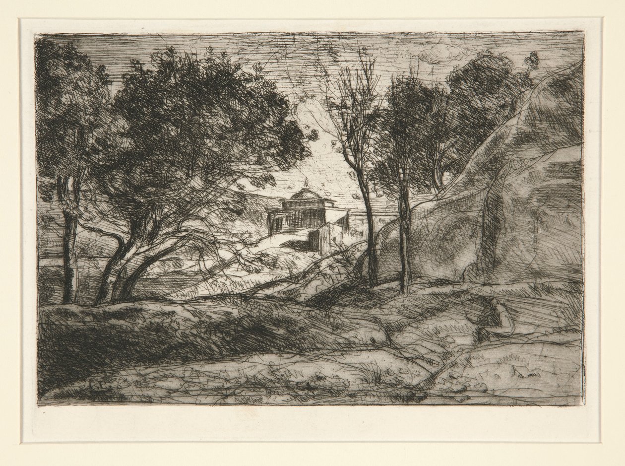 Souvenir de Toscane (Memória da Toscana) de Jean Baptiste Camille Corot