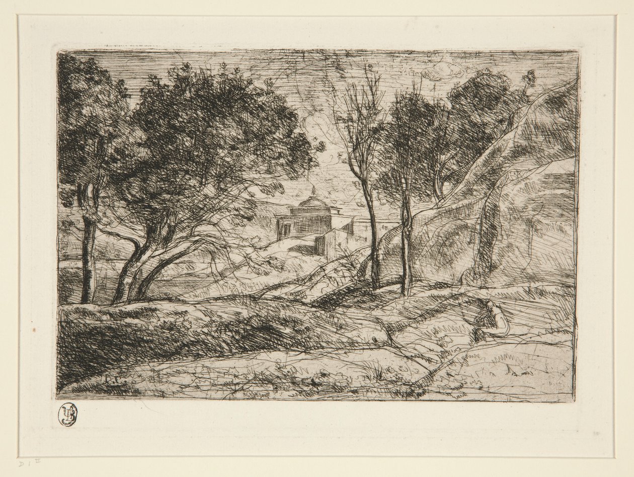 Memória da Toscana de Jean Baptiste Camille Corot