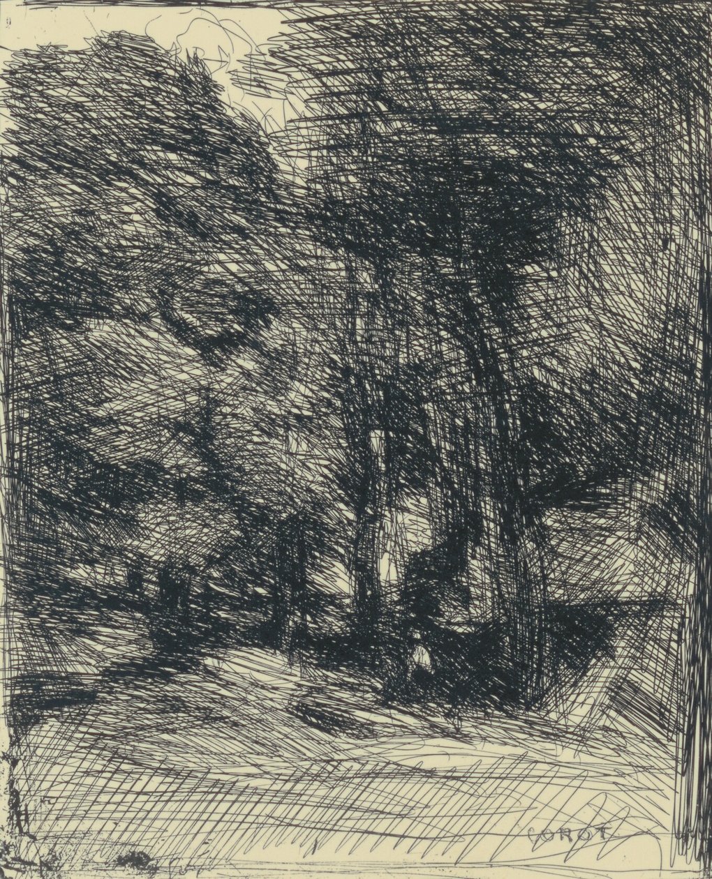 Memória de Bas-Bréau de Jean Baptiste Camille Corot