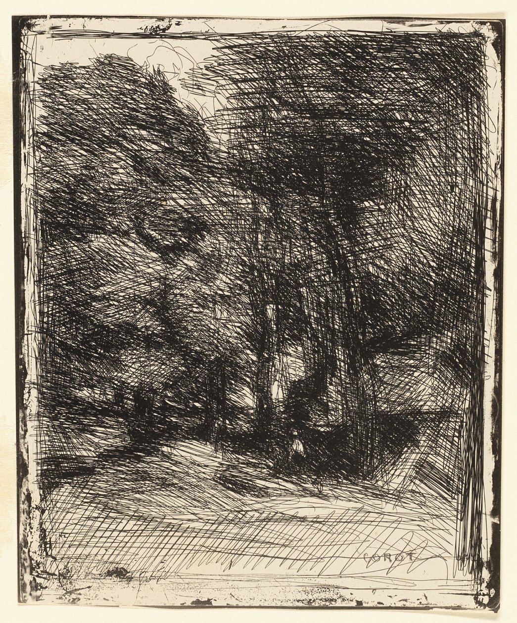 Lembrança de Bas-Bréau de Jean Baptiste Camille Corot