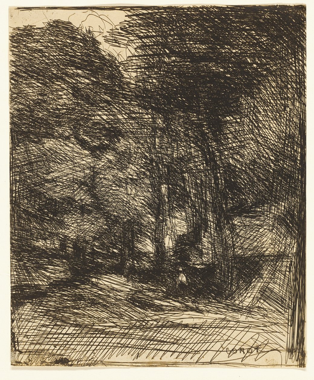 Lembrança de Bas-Bréau de Jean Baptiste Camille Corot