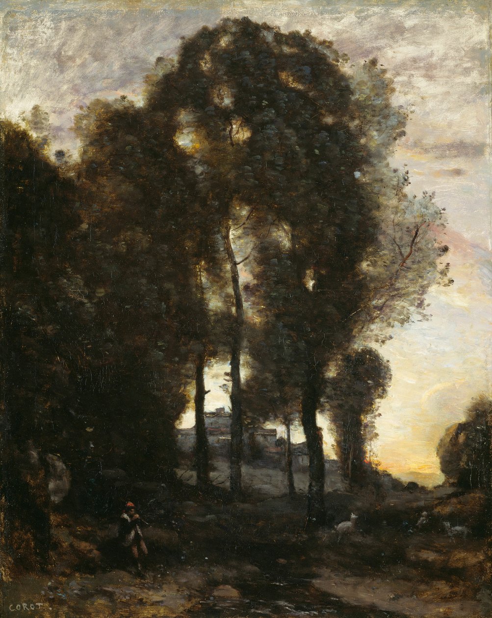 Lembrança da Itália, 185560. de Jean Baptiste Camille Corot