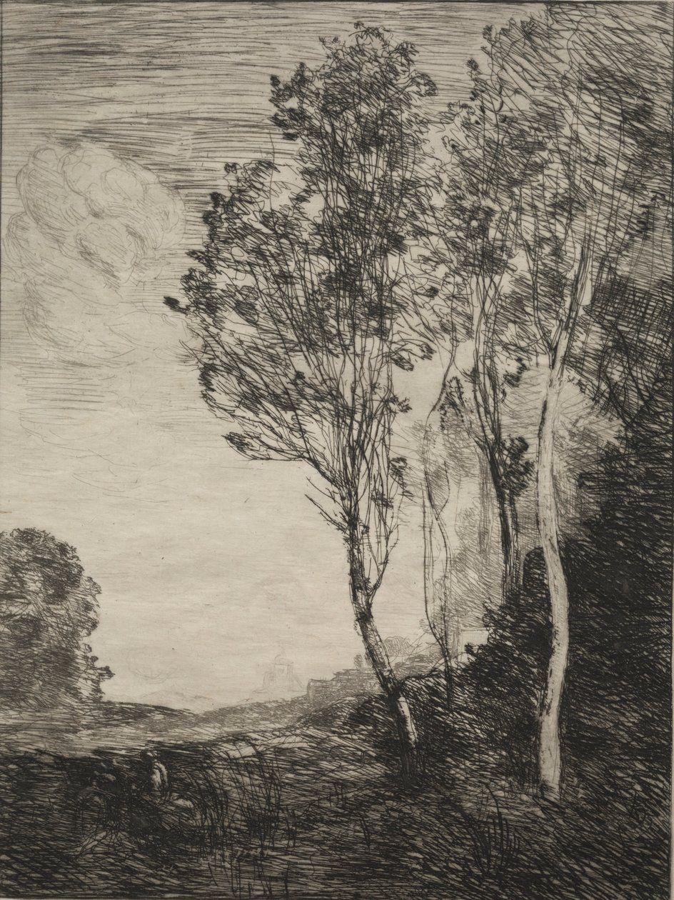 Lembrança da Itália, 1866. de Jean Baptiste Camille Corot