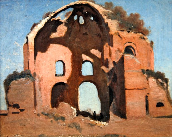 Templo de Minerva Medica, Roma de Jean Baptiste Camille Corot