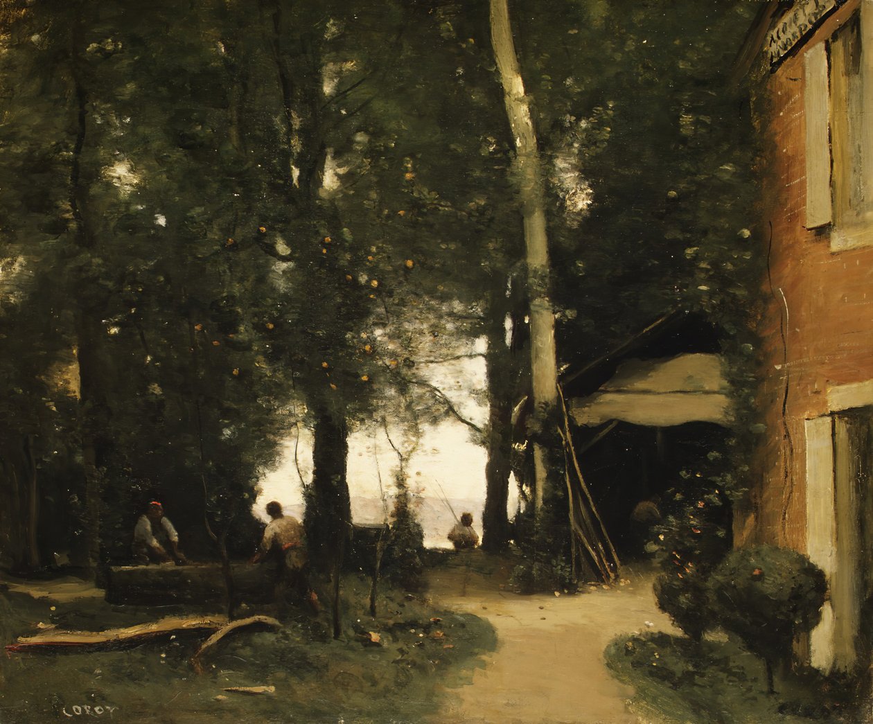 The Banks of the Seine at Conflans, ca. 1865-70. de Jean Baptiste Camille Corot