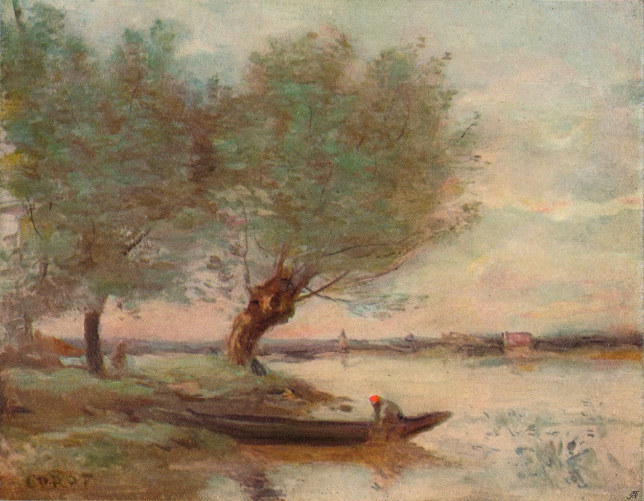 The Boatman, 1806-1875, 1906-7. de Jean Baptiste Camille Corot