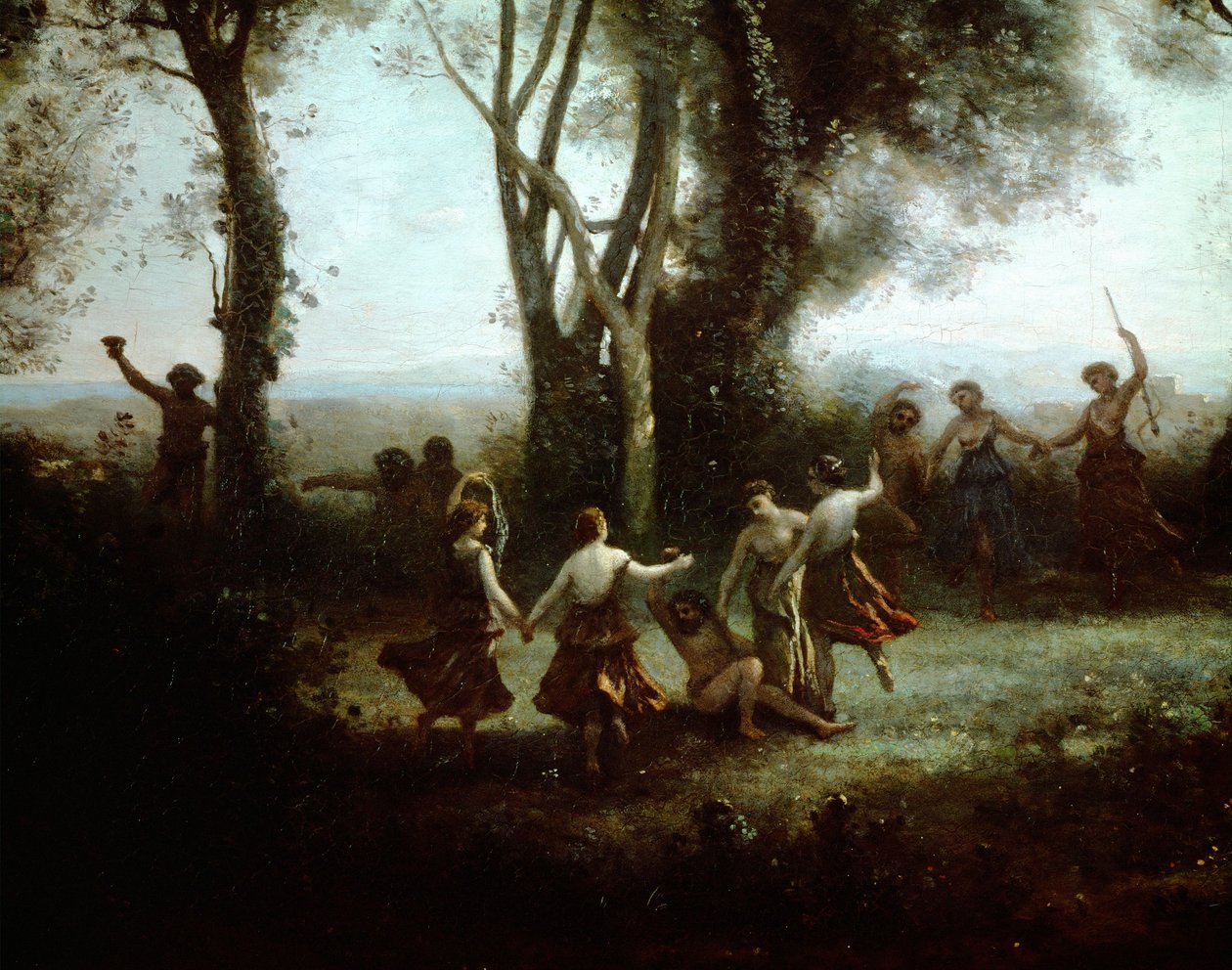 A dança das ninfas ... de Jean Baptiste Camille Corot