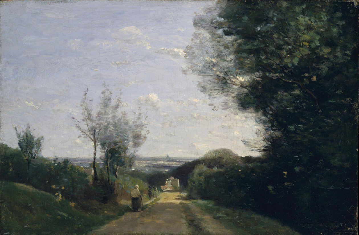 Os arredores de Paris de Jean Baptiste Camille Corot