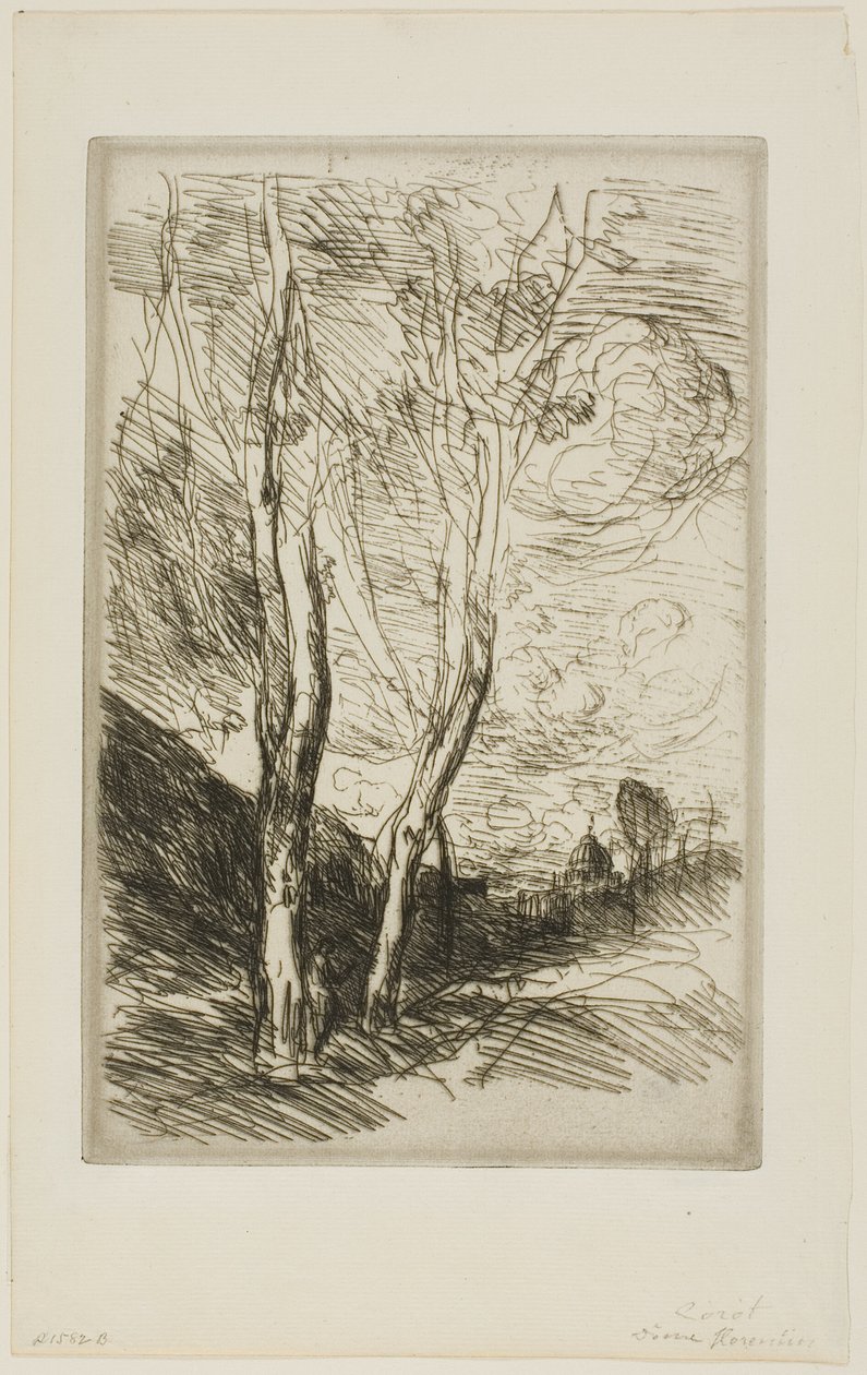 O Duomo Florentino de Jean Baptiste Camille Corot