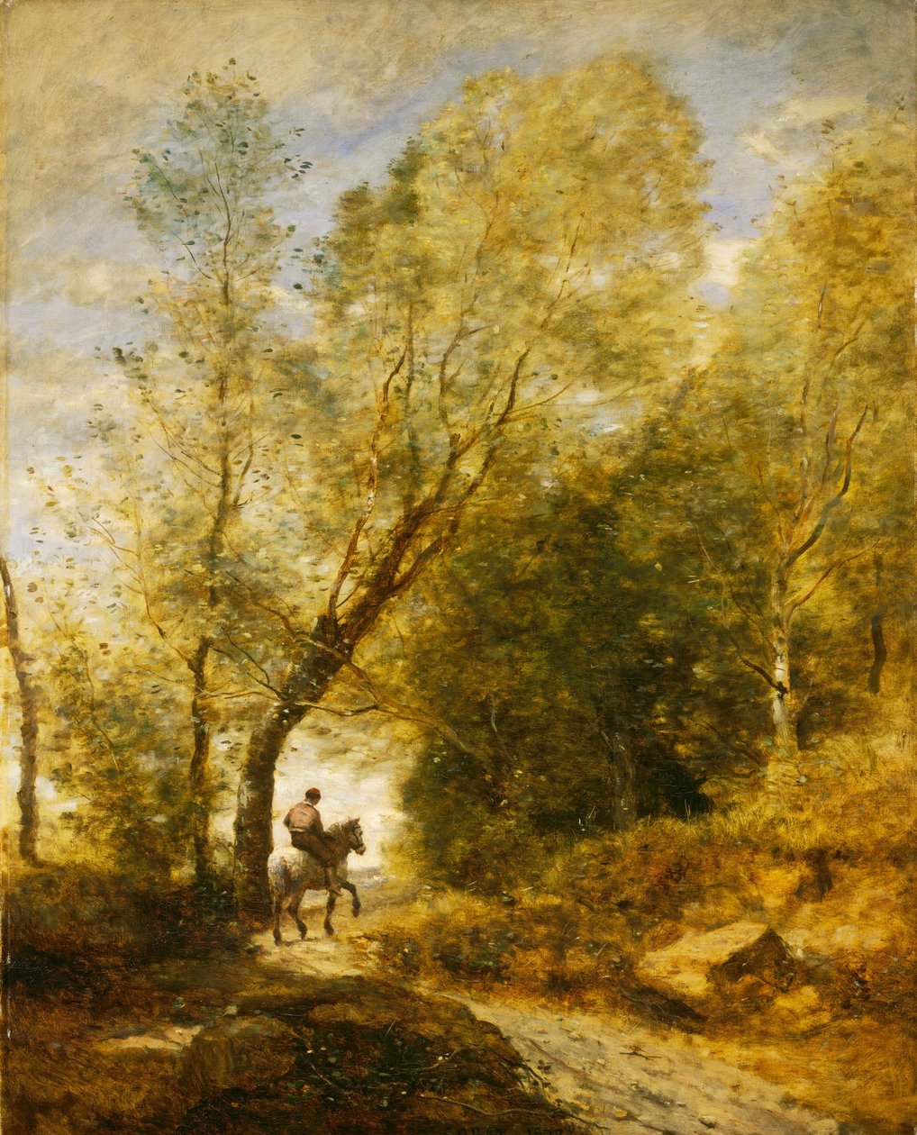 A Floresta de Coubron de Jean Baptiste Camille Corot