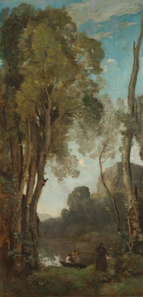 Os quatro momentos do dia (à noite) de Jean Baptiste Camille Corot
