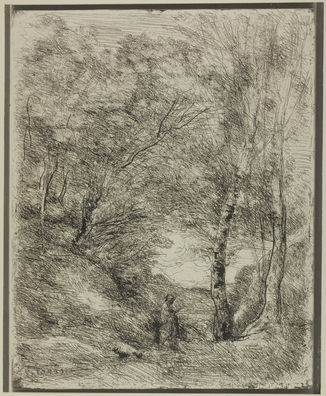 Os Jardins de Horácio de Jean Baptiste Camille Corot