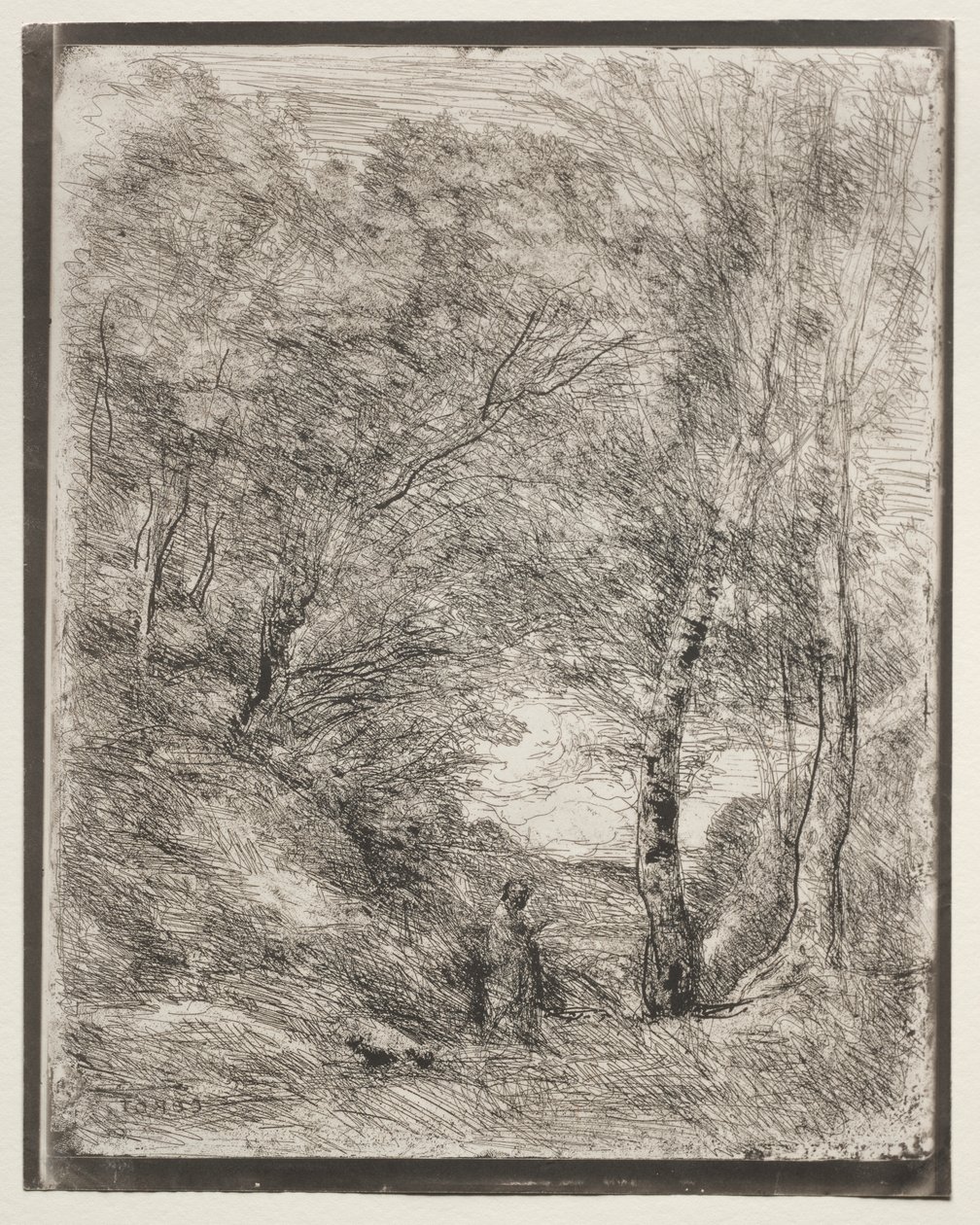 Os Jardins de Horácio de Jean Baptiste Camille Corot