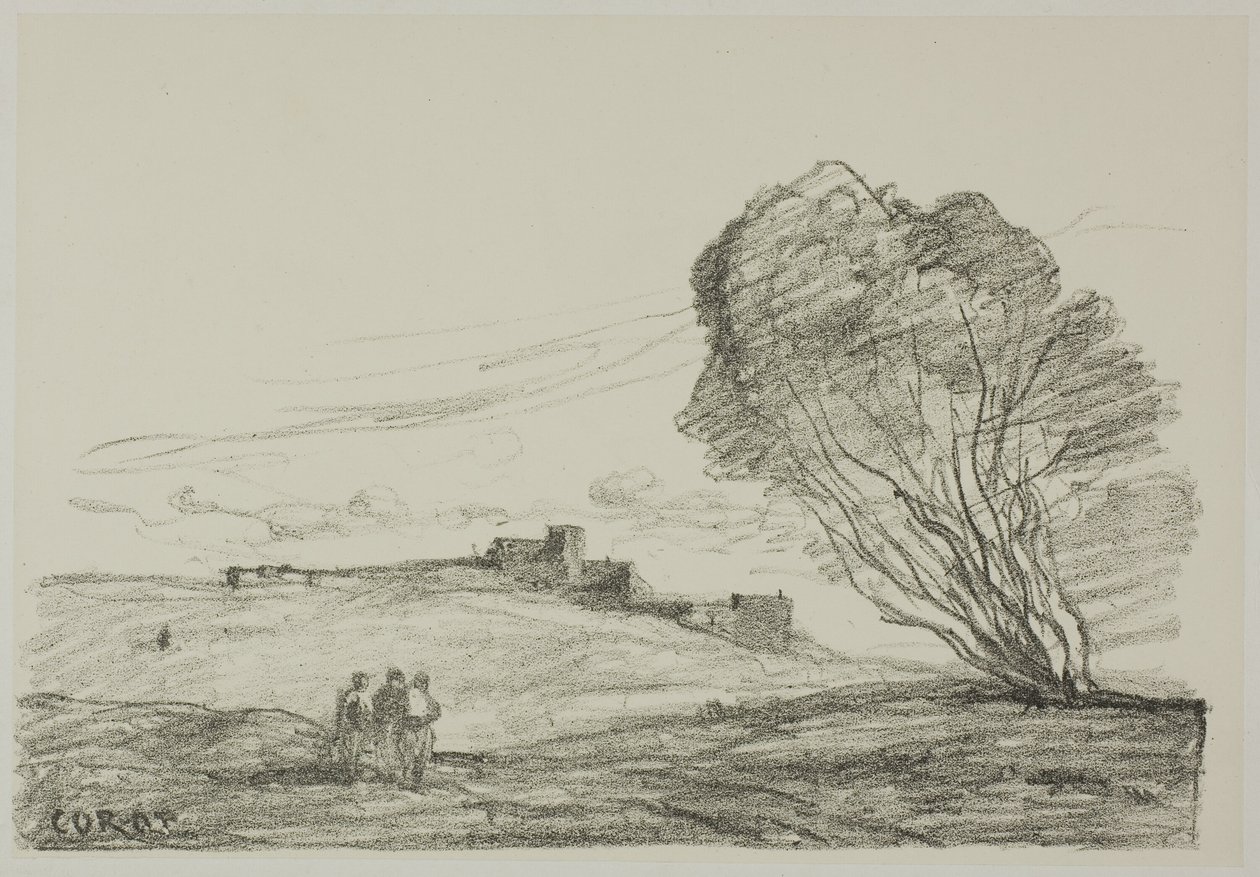 O Forte Isolado de Jean Baptiste Camille Corot