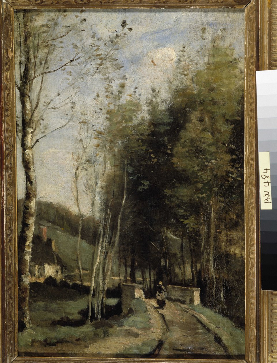 A Pequena Ponte (óleo sobre tela) de Jean Baptiste Camille Corot