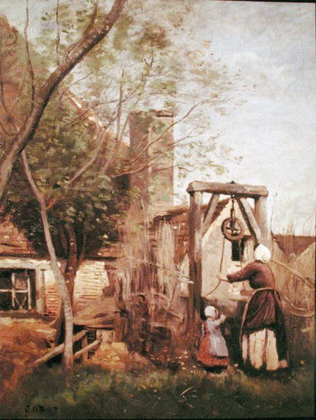 O Poço de Jean Baptiste Camille Corot