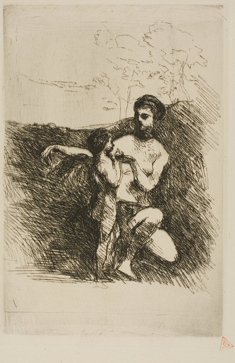 Vénus cortando as asas do Cupido, segundo prato de Jean Baptiste Camille Corot