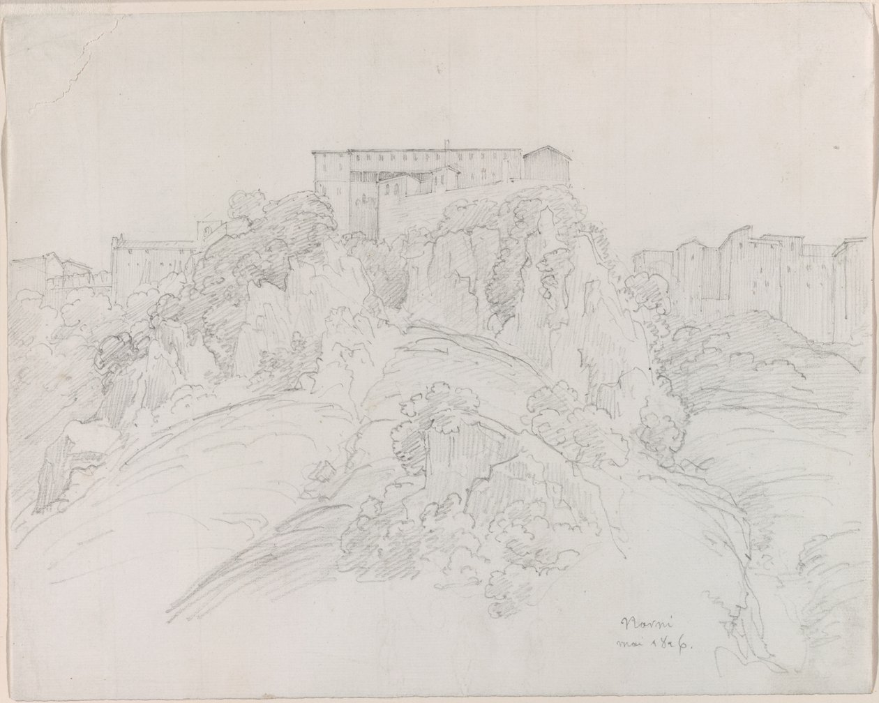 Vista de Narni de Jean Baptiste Camille Corot