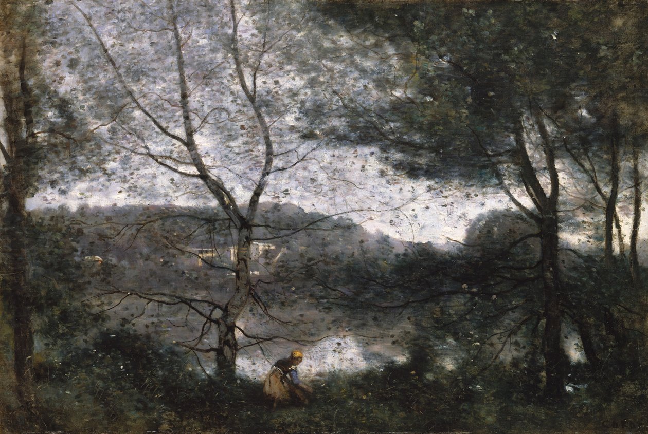 Ville-dAvray, 1870. de Jean Baptiste Camille Corot