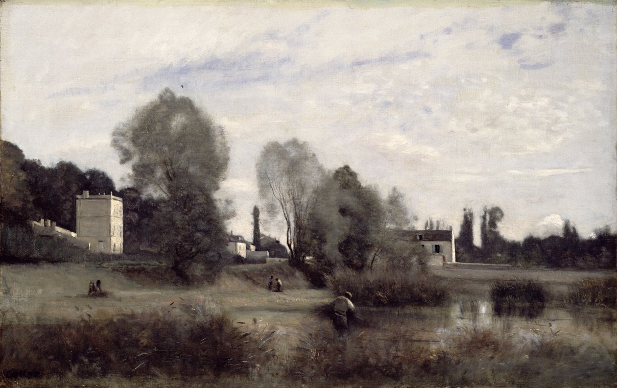 Ville d&39;Avray, 1865 de Jean Baptiste Camille Corot