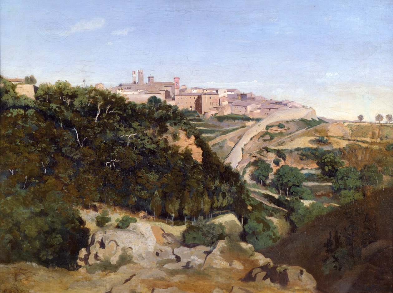 Volterra, 1834 de Jean Baptiste Camille Corot