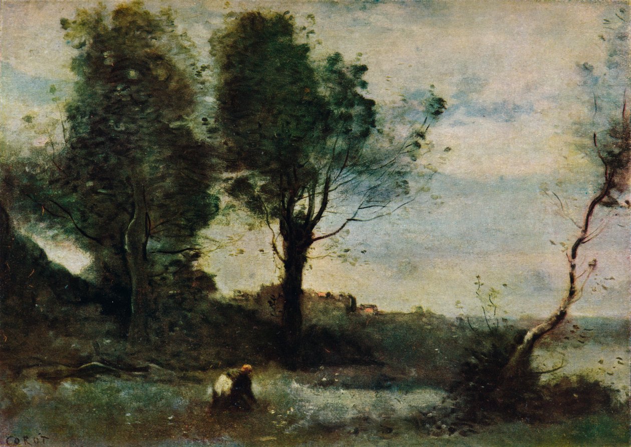 Coletores de madeira, c1865, 1913 de Jean Baptiste Camille Corot