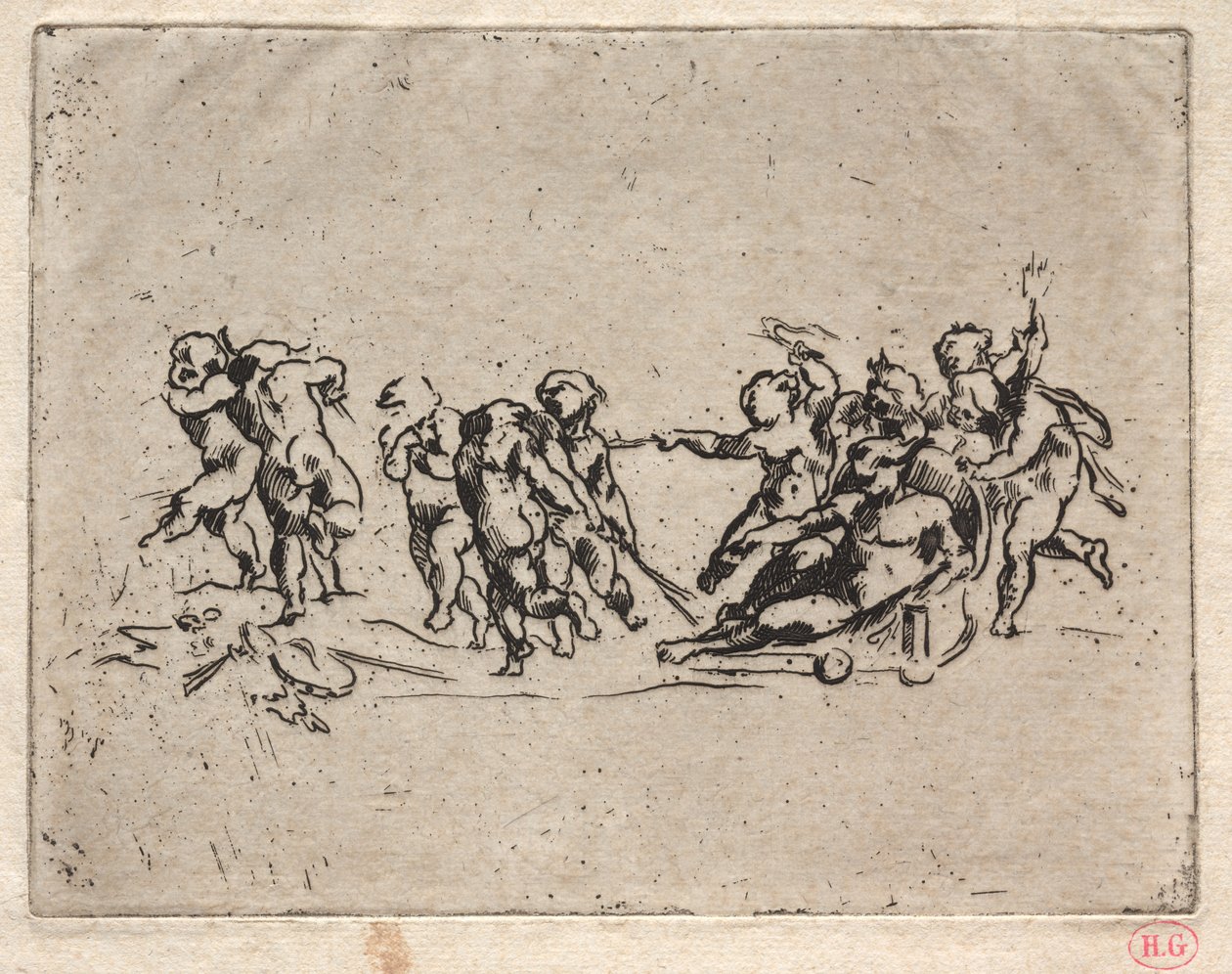 Bacanal com Crianças e Carruagem. de Jean Baptiste Carpeaux