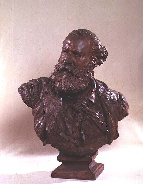 Busto de Charles Gounod (1818-93) c.1874 (bronze) de Jean Baptiste Carpeaux
