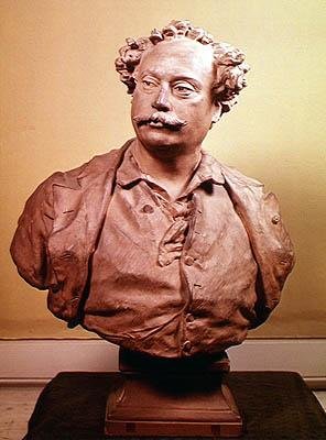 Retrato do filho de Alexandre Dumas (1802-70) (terracota) de Jean Baptiste Carpeaux