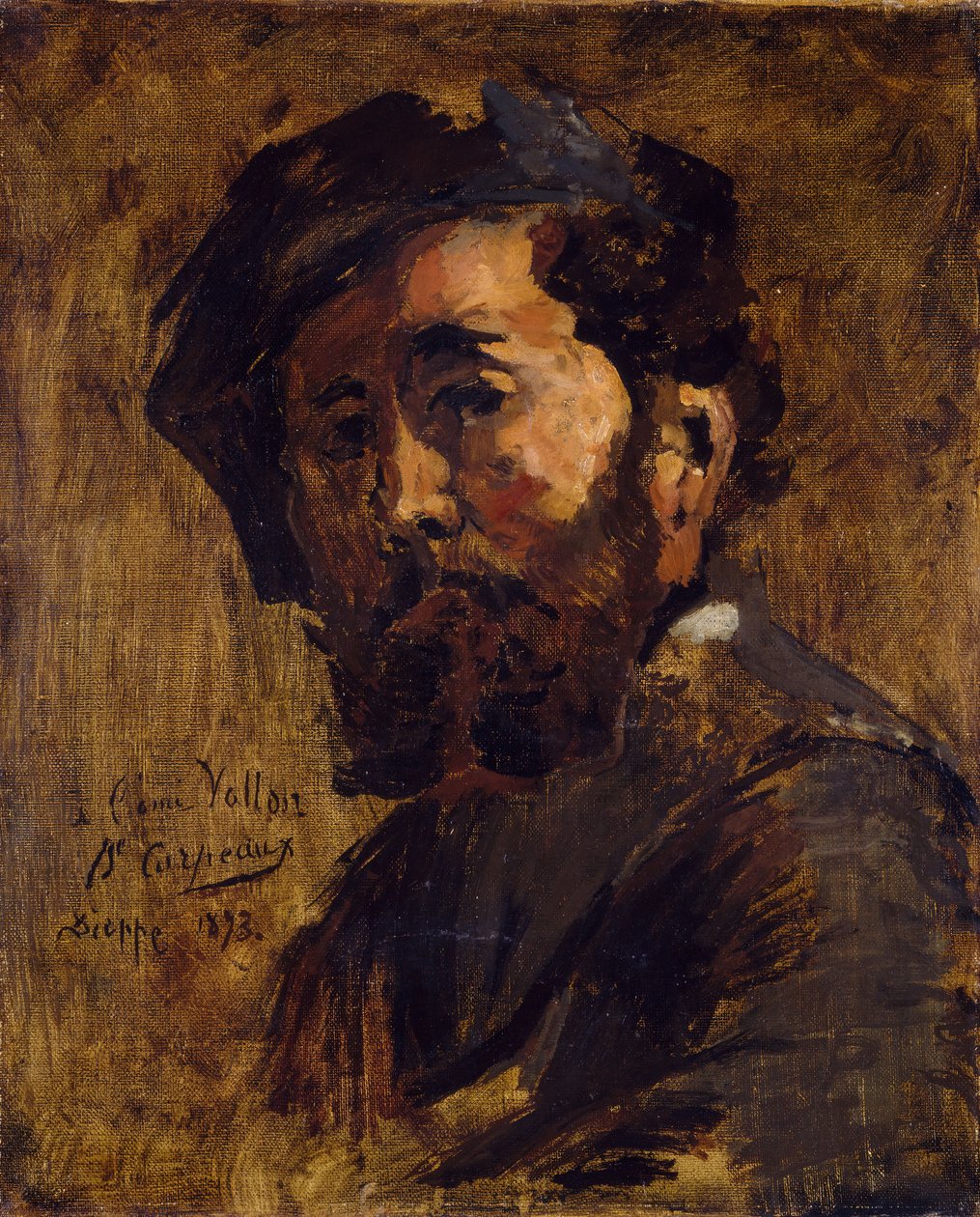 Retrato de Antoine Vollon 1833-1900, 1873.   de Jean Baptiste Carpeaux