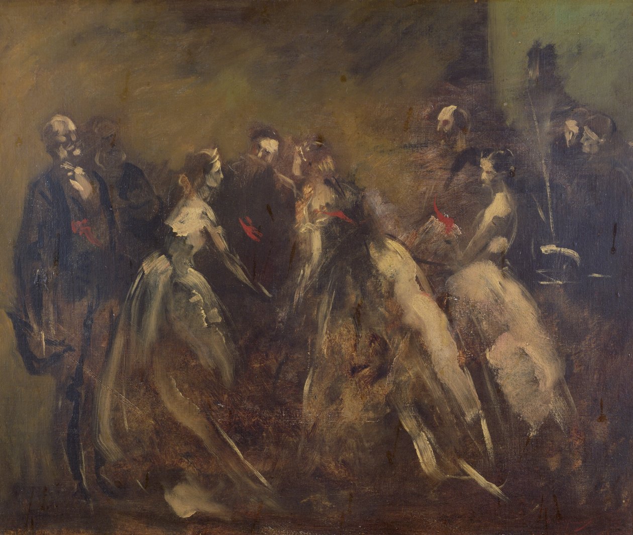 Recepção no Palácio das Tulherias durante o Segundo Império de Jean Baptiste Carpeaux