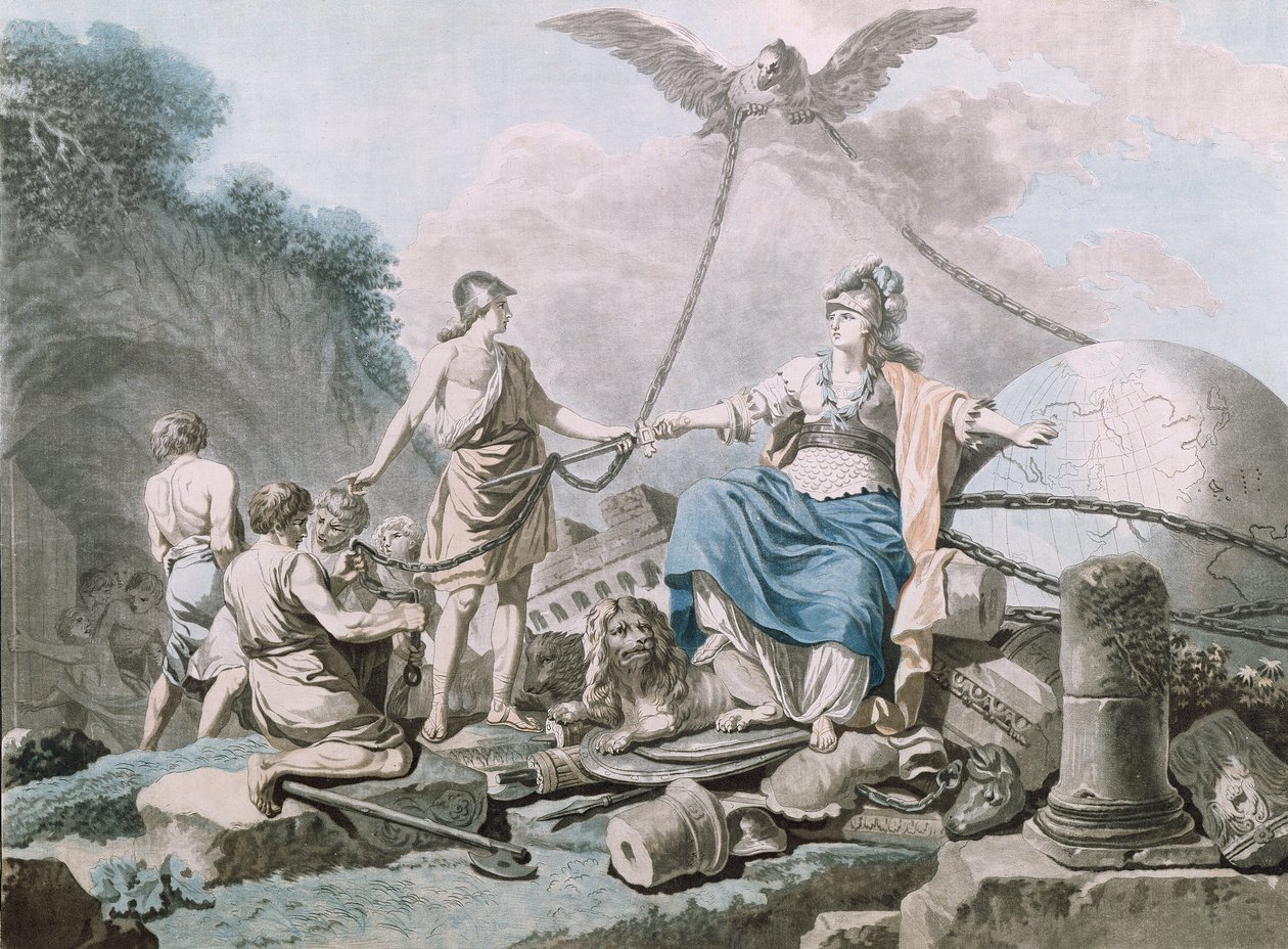 Alegoria da libertação de escravos de Jean Baptiste Chapuy