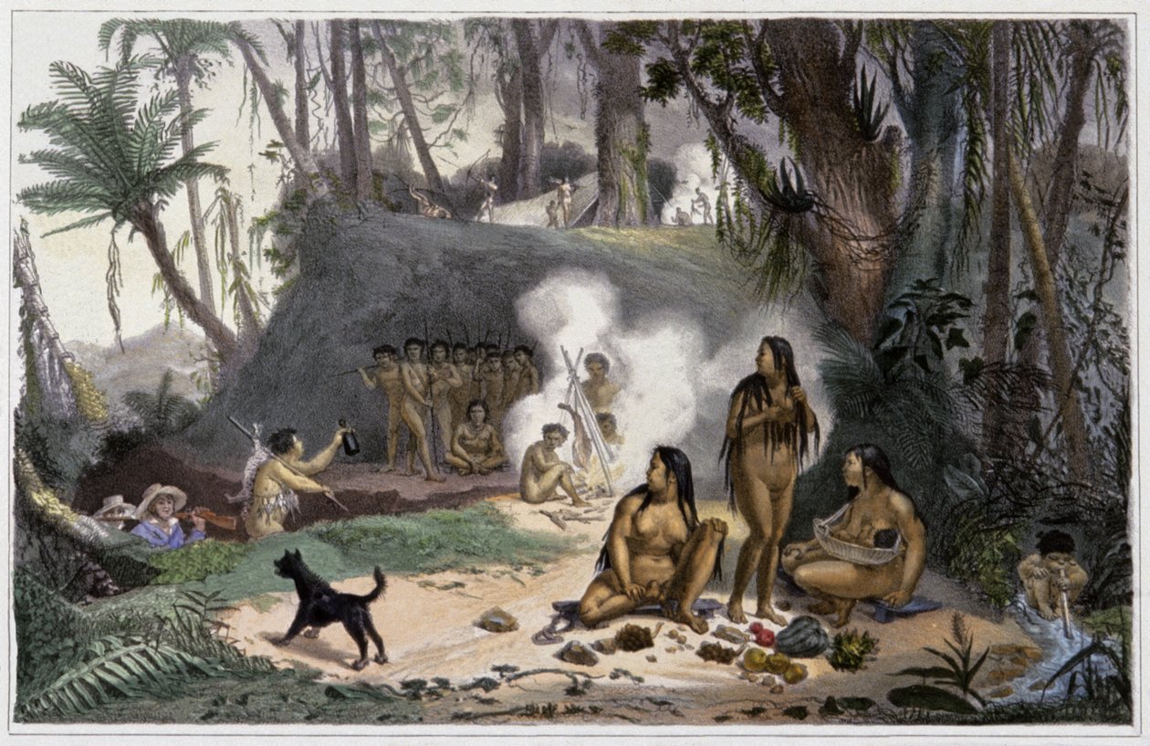 Índios no Brasil de Jean Baptiste Debret